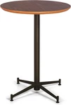 Premium Oak Top Steel Bistro Table For Indoor-outdoor Use, 23.6" Round. Fixed Price $198.99.