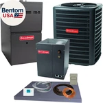 3 Ton 14 SEER2 Complete Split System With Upflow Coil And Single Stage 80% Afue. Fixed Price $6562.59.