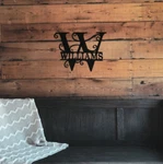 Custom Personalized Split Letter Initial Wood Art Wall Decor Last First Name. Fixed Price $20.00.