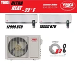 Ymgi 30000BTU 12K+18K Zone Ductless Mini Split Air Conditioner Heat Pump. Fixed Price $3359.00.