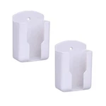 Xinally Pack Of 2 Fashion Remote Control Holders Self Adhesive Wall White. Fixed Price $15.44.