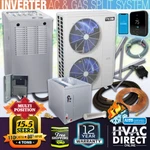 Aciq 4 Ton 15.5 SEER2 Central Air Inverter & 110K Btu 80% Gas Furnace System. Fixed Price $4671.15.
