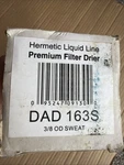 Diversitech Premium Filter Drier DAD163S 3/8" Od Sweat. Fixed Price $15.00.