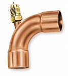 Cai A31164 1/4" Brass Access Valve 90 Degree Copper Connection. Fixed Price $35.18.