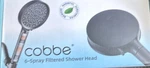 Cobbe 6-SPRAY Filtered Handheld Shower Head Brushed Nickel With Hose. Fixed Price $36.75.