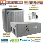 Daikin 10 Ton 11.2 16 Ieer Commercial Central Heat Pump System 208/230V 3-PH. Fixed Price $16280.00.