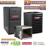 Goodman Ton 14 SEER2 & Gas Furnace System 96% Afue 80K Btu Horizontal R32. Fixed Price $6204.00.