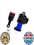 Wggdraqq Universal Forklift Seat Belt Blue 46IN Fits Tractor Mower Buggy Retract. Fixed Price $60.35.