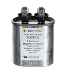 TOCF7.5 Titan Pro Oval Motor Run Capacitor Mfd (440/370V). Fixed Price $24.66.