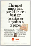 1987 Trane XL1200 Air Conditioner Vintage Print Ad: Most Important Part Warranty. Fixed Price $5.99.