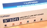 Lyprem Mini Split Line Set Cover 3" X 10 Ft - Brown. Fixed Price $51.74.