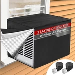 Air Conditioner Covers For Outside Winter 27.5"WX22.5"DX18.5"H, Black. Fixed Price $51.46.