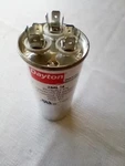 Dayton Motor Dual Run Capacitor: Round, 370V Ac, 45/5 Mfd, 1/4 In Overall Ht. Fixed Price $14.00.