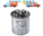 Rheem 43-25133-10 Dual Round Capacitor 60 + Mfd X 370V. Fixed Price $29.99.