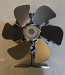 6 Blade Stove Fireplace Fan Eco Heat Powered For Wood/log Burner. Fixed Price $19.99.