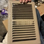 Tru Aire C150MB 06X10 Powder Coat Brown Steel 2-WAY Floor Register HX10 In.. Fixed Price $19.95.