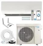 Daikin 9,000 Btu 21 SEER2 Aurora Ductless Mini-split Air Conditioner R32. Fixed Price $2311.00.