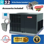 Goodman 5 Ton 13.4 SEER2 R-32 Package Pump W/heater & Kit (multi-position). Fixed Price $6010.00.