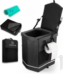 Xl Portable Toilet For Adults - Extra Strong, Compact Campin. Fixed Price $65.99.