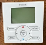 Daikin BRC1E72 Wired Remote Controller Thermostat, Push Button, White Manual. Fixed Price $64.99.