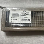American Metal 413B4X14-R Beige Floor Diffuser 4". Fixed Price $12.95.