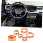 Aunginsy Compatible With Ford Maverick 2022-2024 Aluminum Car ORANGE(6PCS). Fixed Price $26.54.