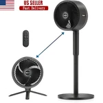Portable Oscillating Fan Indoor Outdoor Quiet Remote Battery 24H Cooling New. Fixed Price $203.08.