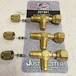Jb Industries, Brass Tee, A31851, 1/4 Fe Sae Swivel With Core Depressor On Run. Fixed Price $39.99.