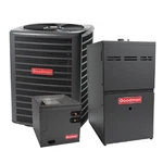 Goodman Ton 13.4 SEER2 & 80% Afue 120,000 Btu Gas Furnace - Upflow. Fixed Price $5131.00.