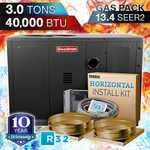 Goodman 3 Ton 40000 Btu Gas Package Unit System Central Air Conditioner Kit. Fixed Price $4758.00.