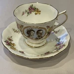 Royal Albert England Commemorative Visit 1959 Canada Cup & Saucer Set. Fixed Price $52.50.