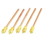 5 Pcs Air Conditioner Spare Part 6MM Copper Tube Od Filling Access Valve Mono.... Fixed Price $12.20.