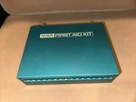 Vintage Msa Metal Wall First Aid Kit With Contents Some Unopened 16 Unit Nice!. Fixed Price $39.99.
