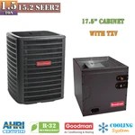 R32 Goodman 1.5 Ton Air Conditioner & Coil System 15.2 SEER2 Upflow/downflow. Fixed Price $2897.00.