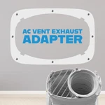 Midea Duo Exhaust Hose Adapter Plate For Diy Window And Sliding Doors. Fixed Price $40.00.