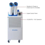 Portable A/c W/ Cold Air Nozzles, 1.1 Ton, 13,200 Btu, 115V, R32. Fixed Price $5722.20.