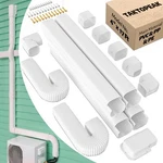 4'' 17 Ft Mini-split Line Set Covers, Hide Kit For Air .... Fixed Price $87.44.