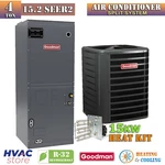 Goodman 4 Ton 15.2 SEER2 Ac Split System Multi-position Air Handler + 15KW Coil. Fixed Price $5683.00.