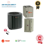 Ton Trane Gas Split System 14.3 SEER2 60K Btu 80 % Air Conditioner R454B. Fixed Price $5889.99.