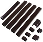Brown 16.5FT Mini Line Set Cover 4" Pvc Kit For Split.. Fixed Price $82.30.