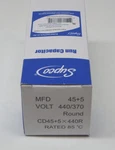 Supco CD45+5X440R Dual Run Capacitor 45/5 Mfd 440V Hvac Motor Round. Fixed Price $14.24.