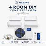 Mrcool Diy 5TH Gen 4 Zone Mini Split Ac Heat Pump System. Fixed Price $7010.00.