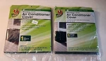 X2 Duck Brand Window Unit Air Conditioner Cover Standard Size 27" 18" 25". Fixed Price $13.99.