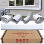 Ductlessaire Mini Split Line Set Cover Kit - Paintable X 14 In, White. Fixed Price $79.31.