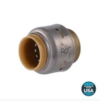 Sharkbite Max 1/2 In. Push-to-connect Brass End Stop Fitting, UR514A. Fixed Price $9.70.