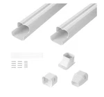 New Vevor 110061667 Mini Split Line Set Cover For A/c Unit W/ 2 Straight Ducts. Fixed Price $28.30.