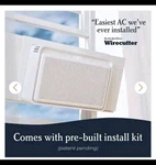 Windmill Window Air Conditioner -voice-enabled, Remote & App # 08W2WI Sealed New. Fixed Price $249.00.