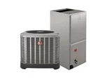 Ton Rheem 14.3 SEER2 R454B Two Stage Heat Pump RP14AY36AJ2N, RH2TY3617STANN. Fixed Price $4310.00.