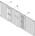 Amana Chrome Stainless Steel Grille For Air Conditioner AGK01CB P1201101R Nib. Fixed Price $139.95.