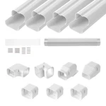 Vevor 3" W 15.8FT Line Set Cover Kit For Mini Split/central Air Conditioner Pvc. Fixed Price $37.99.